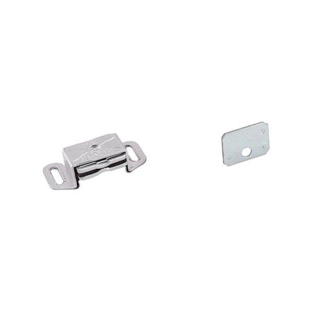 Amerock Amerock 1 in. W X 2-3/16 in. D Aluminum Single Magnetic Catch BP9783AL